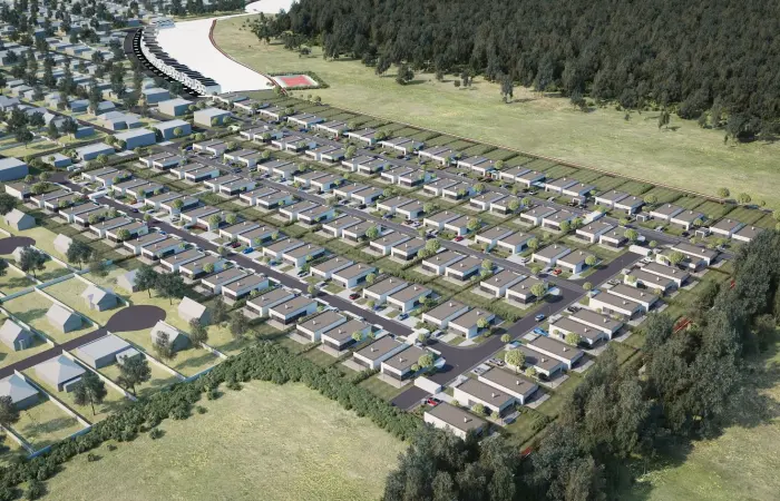 Nový Hviezdoslavov perspektiva rodinné domy